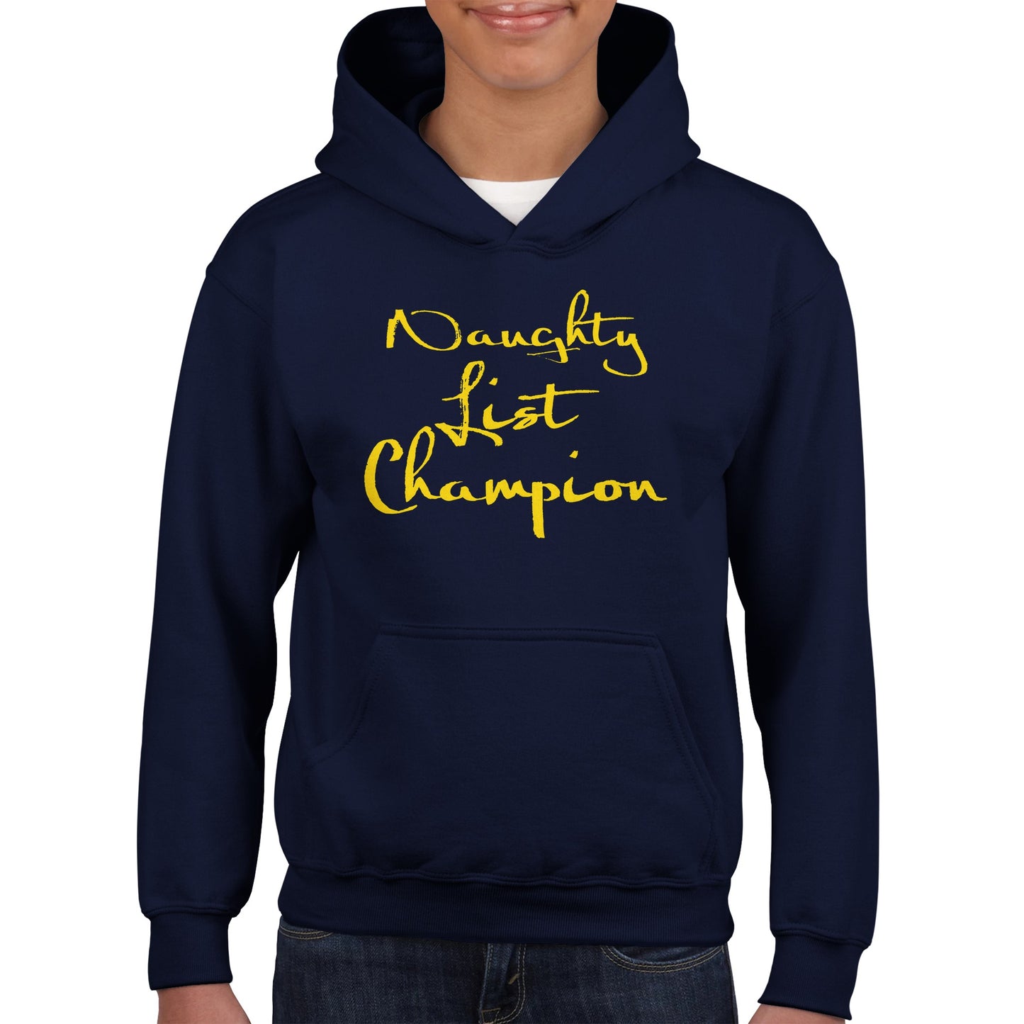 Naughty List Champion - Kids Pullover Hoodie