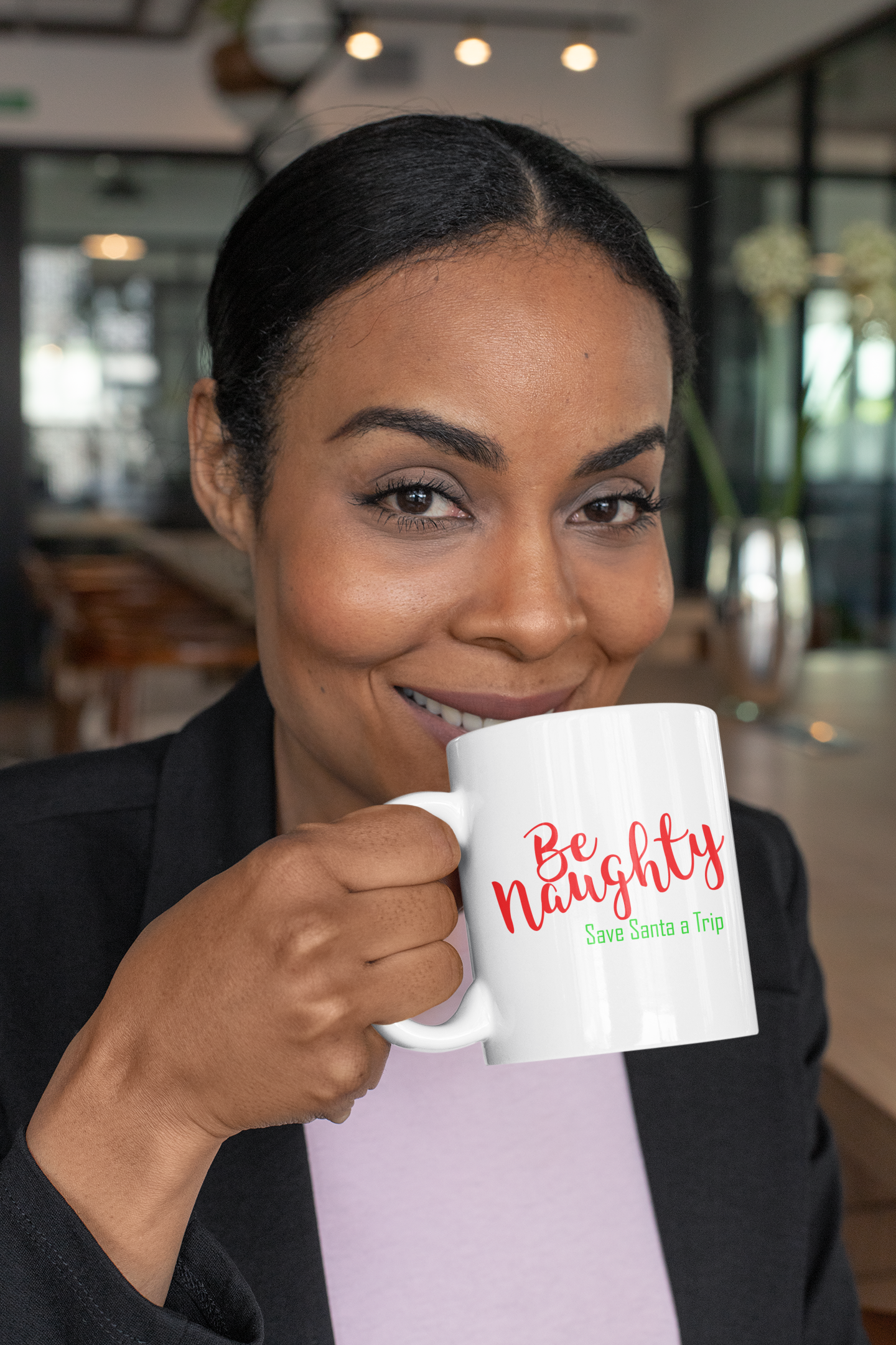 Be Naughty, Save Santa a Trip - Coffee Mug