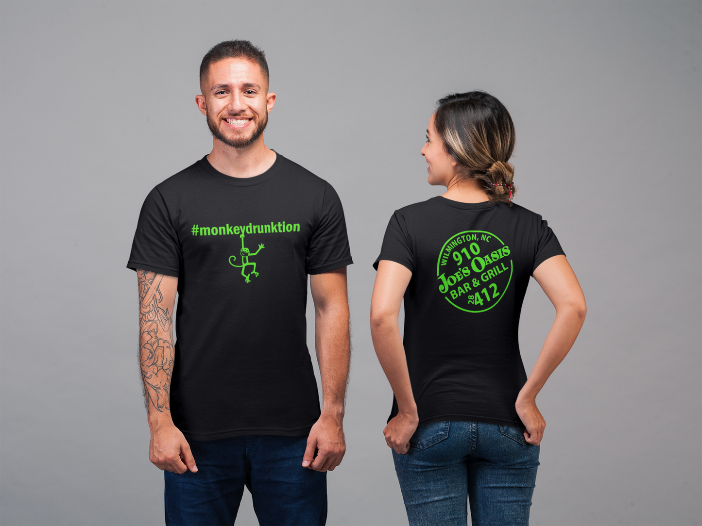 Joe's Oasis #monkeydrunktion T-shirt