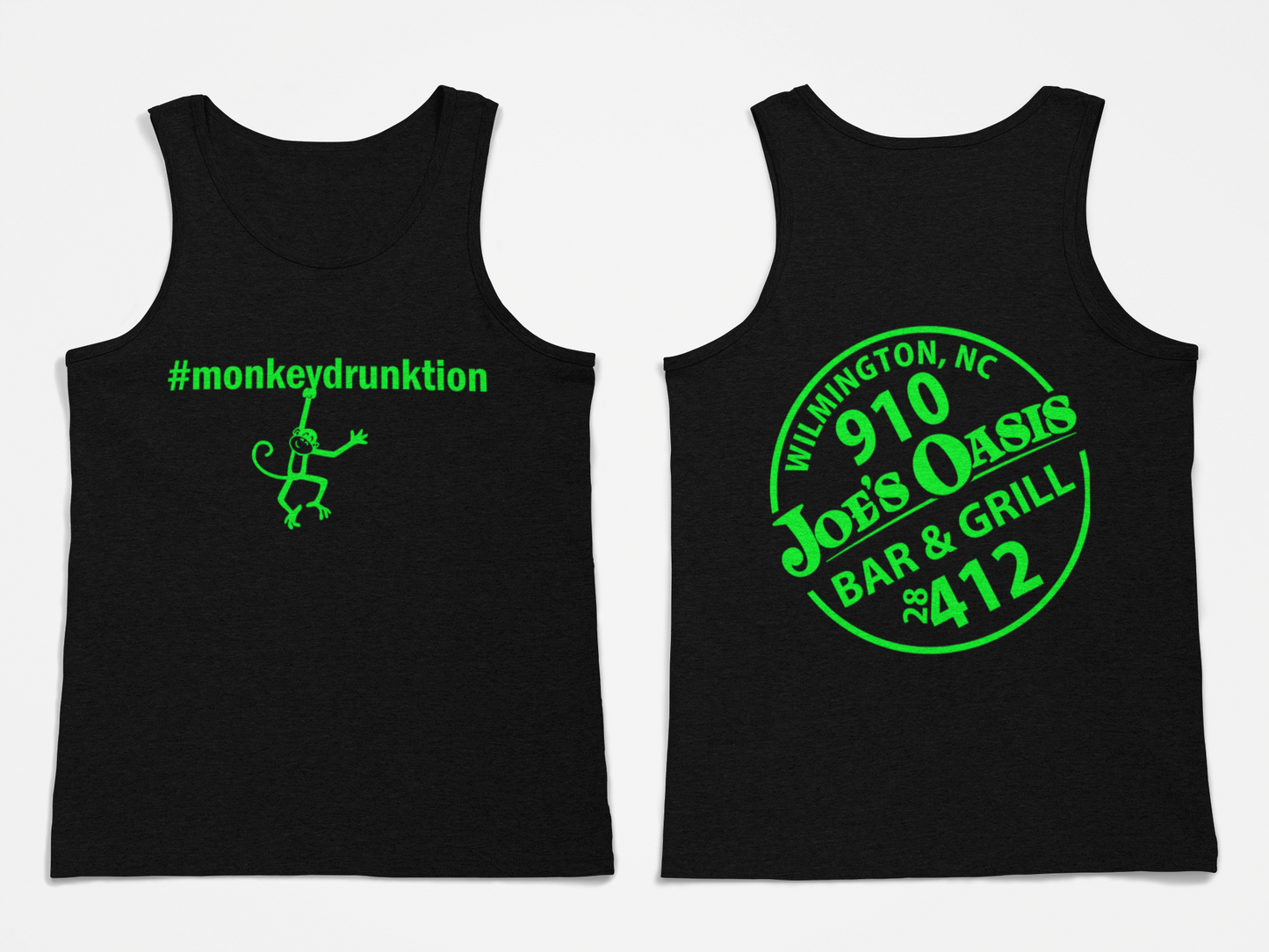 #monkeydrunktion Tank Top
