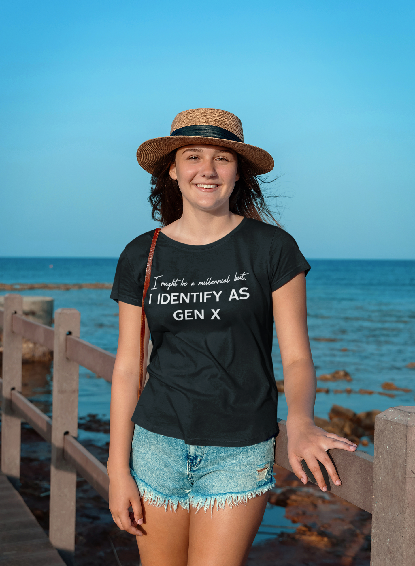 I might be a millennial but, I identify as Gen X - T-Shirt
