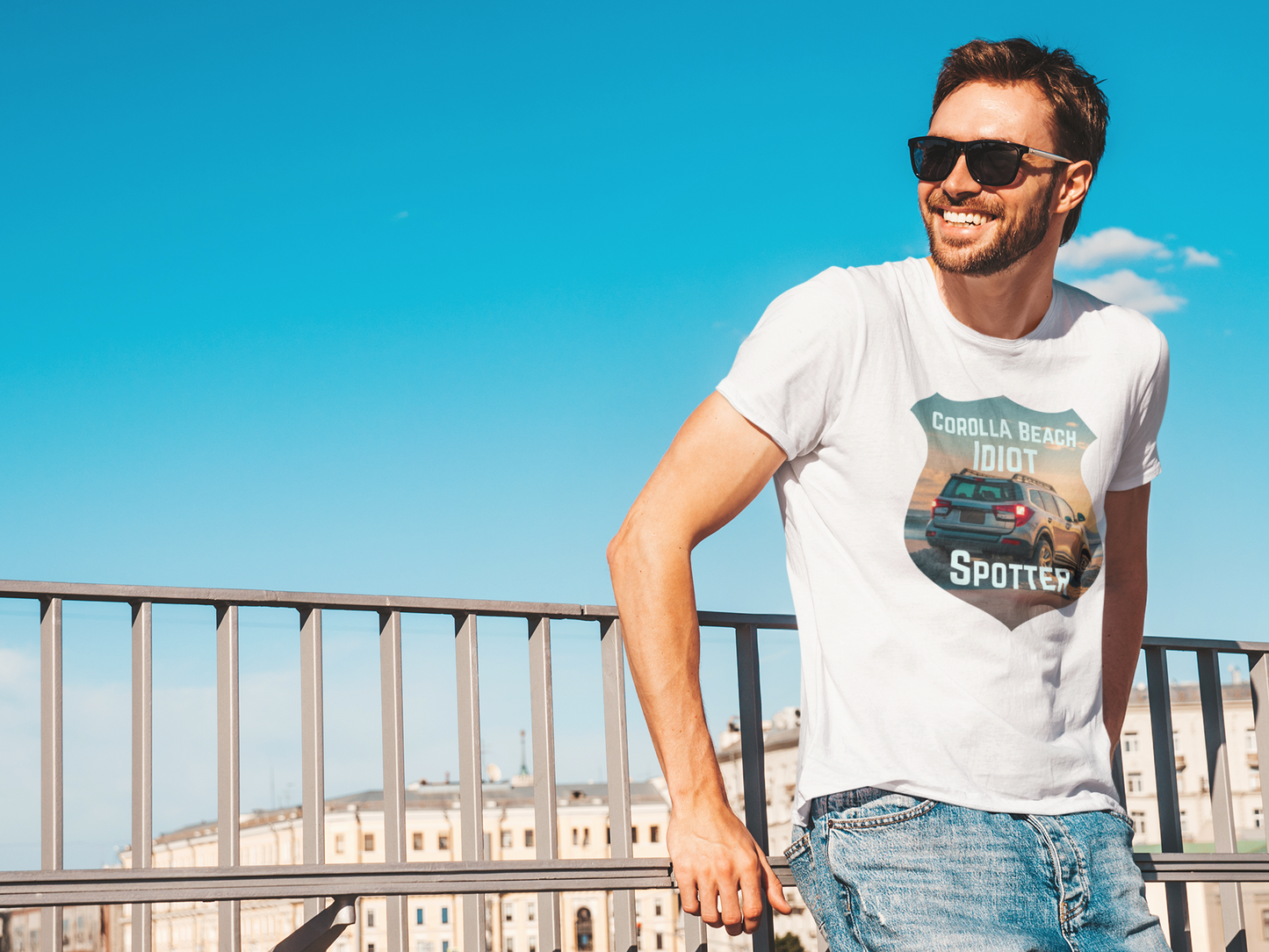 Corolla Beach Idiot Spotter T-shirt