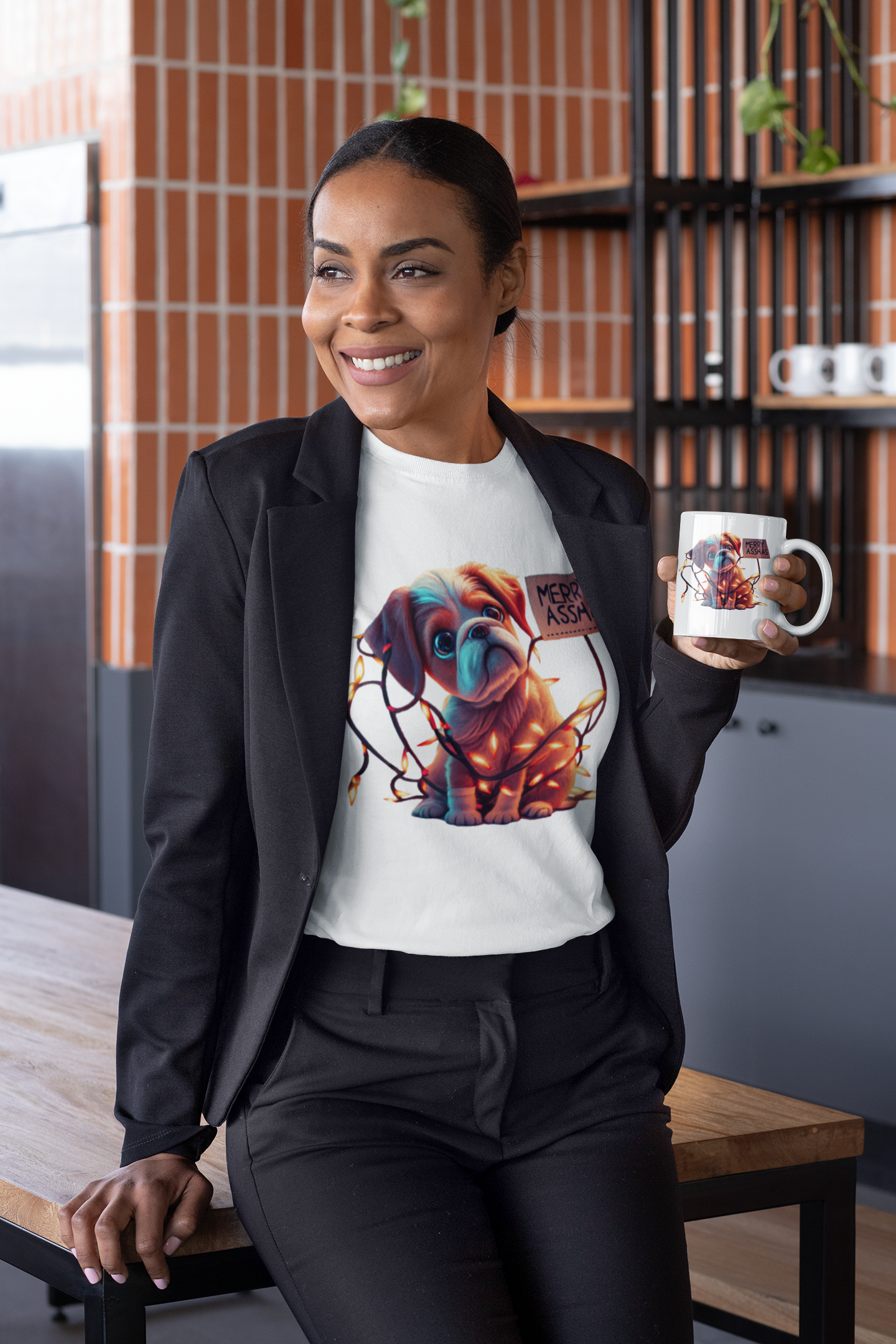 Merry Assmas Christmas Coffee Mug