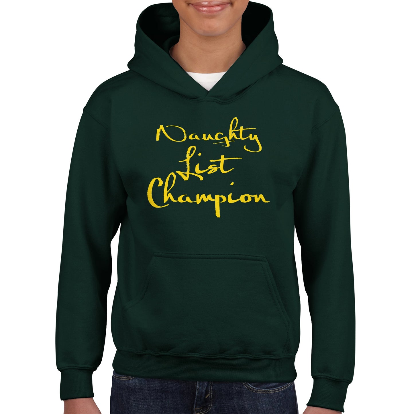 Naughty List Champion -  Kids Pullover Hoodie