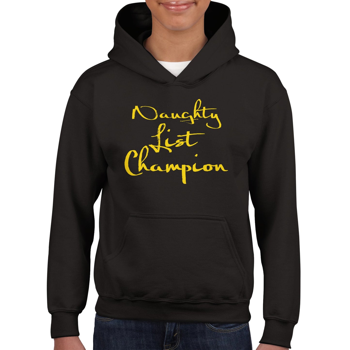 Naughty List Champion -  Kids Pullover Hoodie